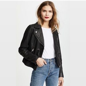 Madewell washed leather jacket